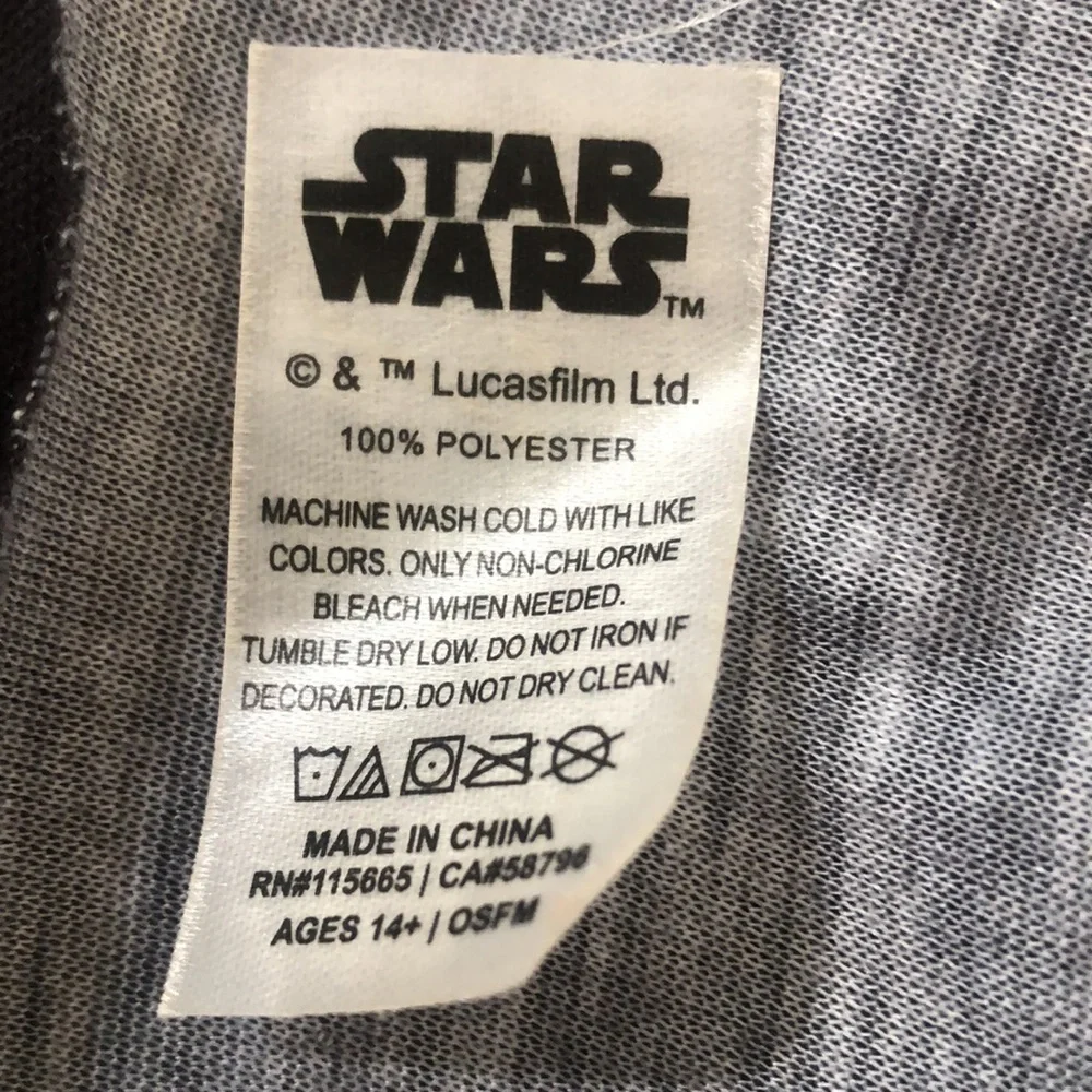 Star Wars Darth Vader Gaiter Face Mask with Solid Gray Gaiter Mask. Set of 2